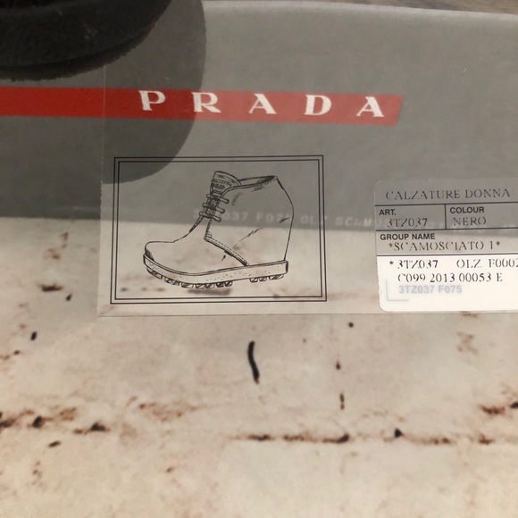 Prada suede wedge booties - Picture 8 of 8